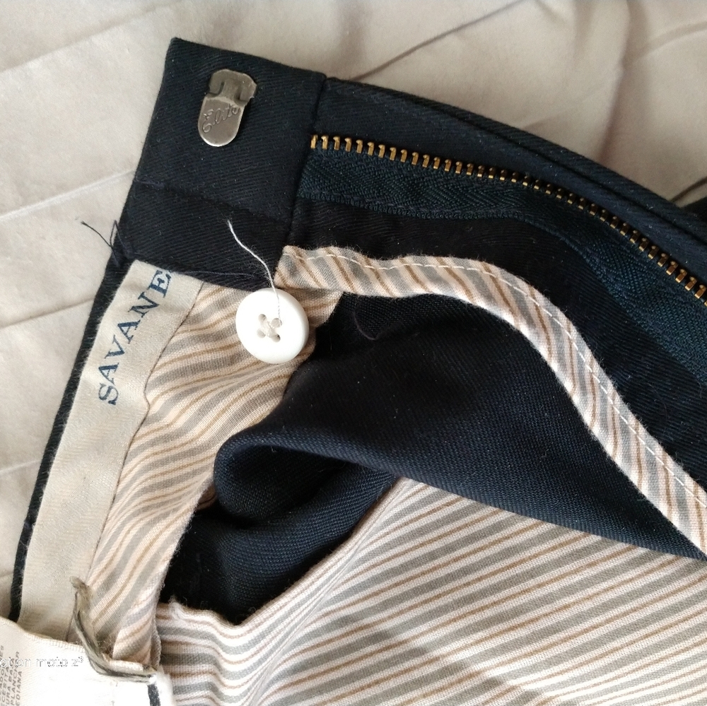 😀 SAVANE SLACKS DRESS MEN'S SIZE (40W x 29L) PreOwned - Picture 6 of 6